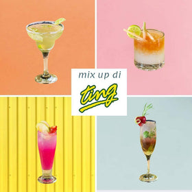D&G Ting served over ice to emphasize sparkling texture