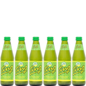 D&G Ting sparking grapefruit bottle in a six-pack, ready to refresh on the go