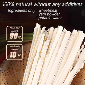 DGYLHBJ knife-cut noodles ingredients highlight clean, vegan base perfect for creative bowls.