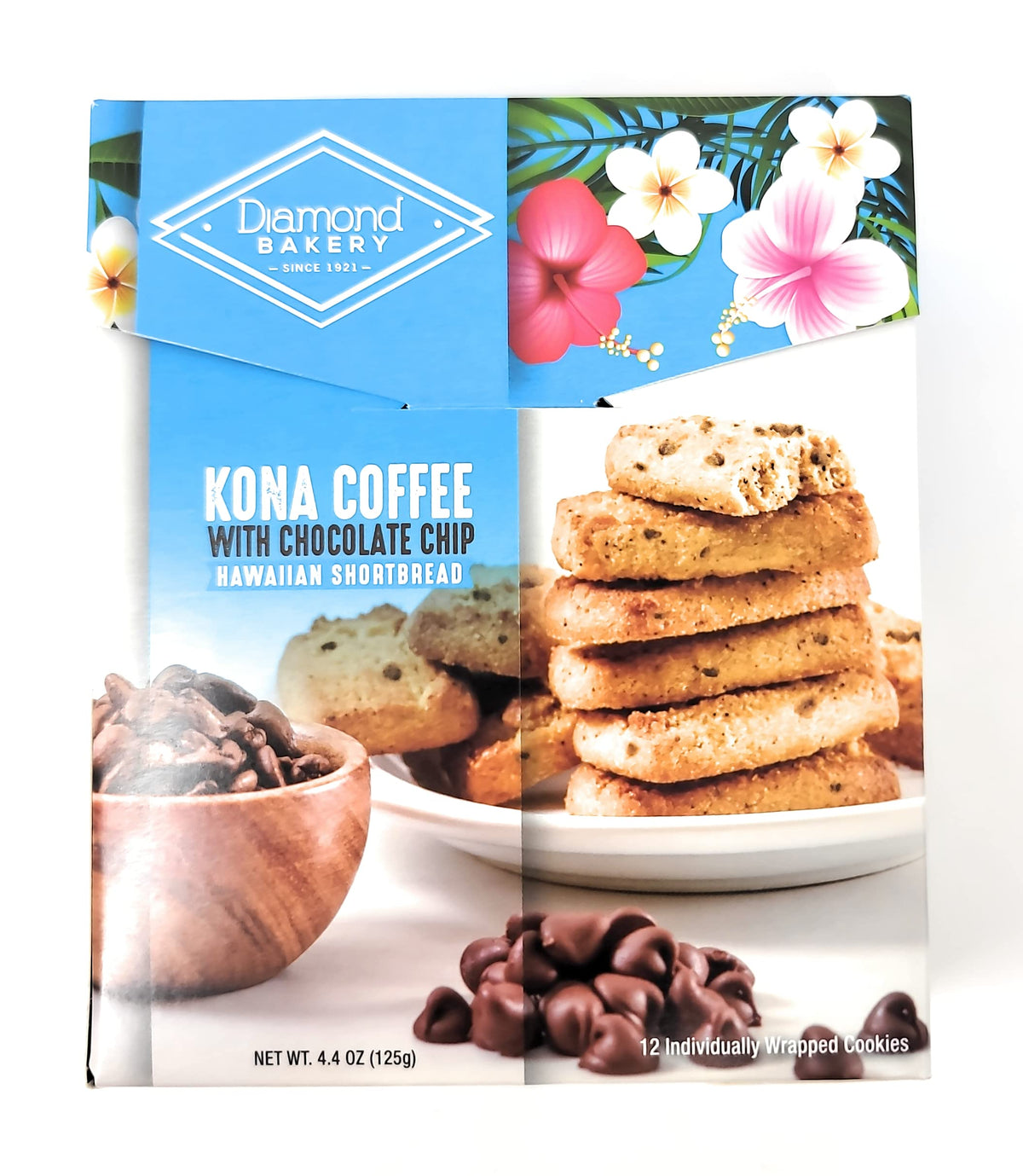 Diamond Bakery Hawaiian shortbread with individually wrapped cookies, ideal for grab-and-go snacking.