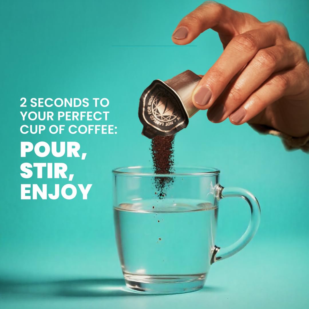 Diamond Brew caffeine label shows 160mg per serving for a strong lift