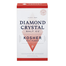 Diamond Crystal Kosher Salt bottle packaging for easy seasoning prep