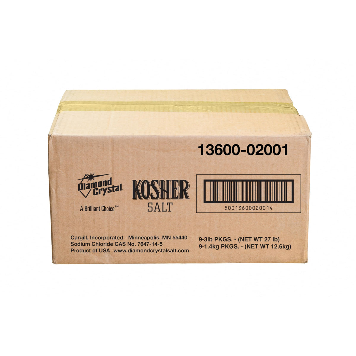 Diamond Crystal kosher salt granules closeup for even seasoning