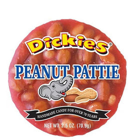 Dickies Peanut Patties 6ct, close-up of individual patties for snack appeal.