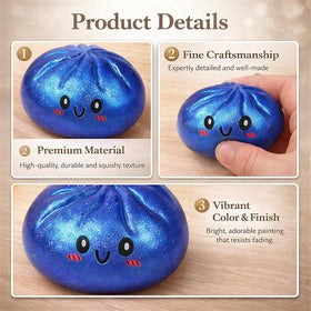 DICSINM Mini steamer basket detail with lifelike dumpling folds.