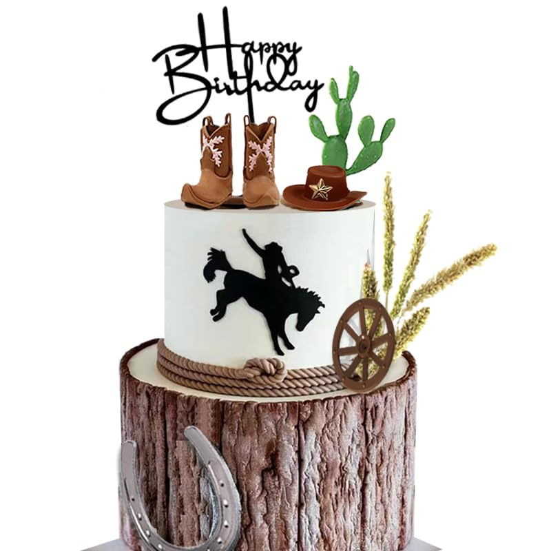 DiDida cowboy hat topper adds rustic western charm to celebrations