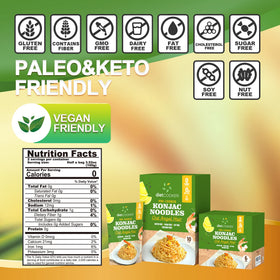 DIET COOKER Konjac noodles uncooked, versatile base for recipes.