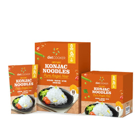 DIET COOKER Shirataki Noodles in stir-fry for light, filling meals.