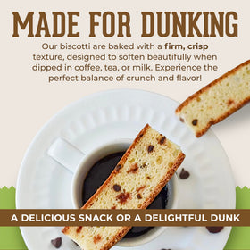 Dijas Almond Anise Biscotti coffee-pairing: ideal with morning beverage.