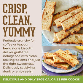 Dijas biscotti crisp texture detail ideal for dipping