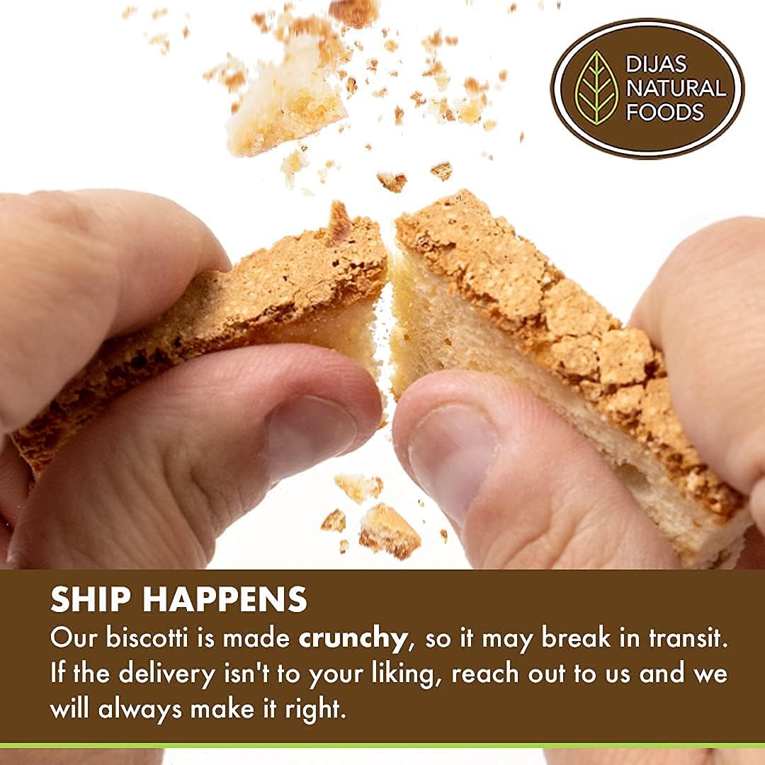 Dijas biscotti individually wrapped pack for travel and snacking