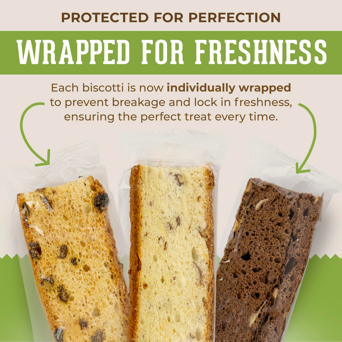 Dijas Natural Food pistachio biscotti dipping scene for tea