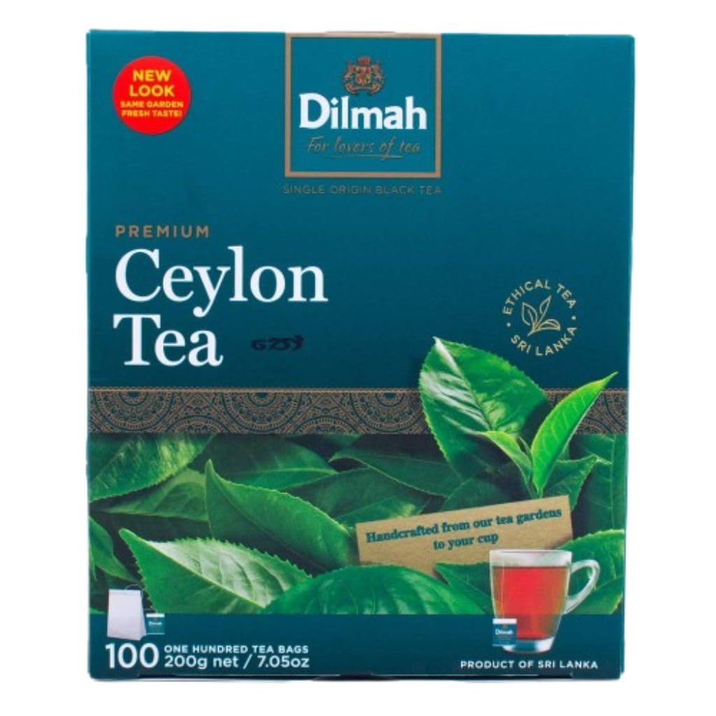 Dilmah foil-wrapped tea bags preserve aroma for fresh cups.