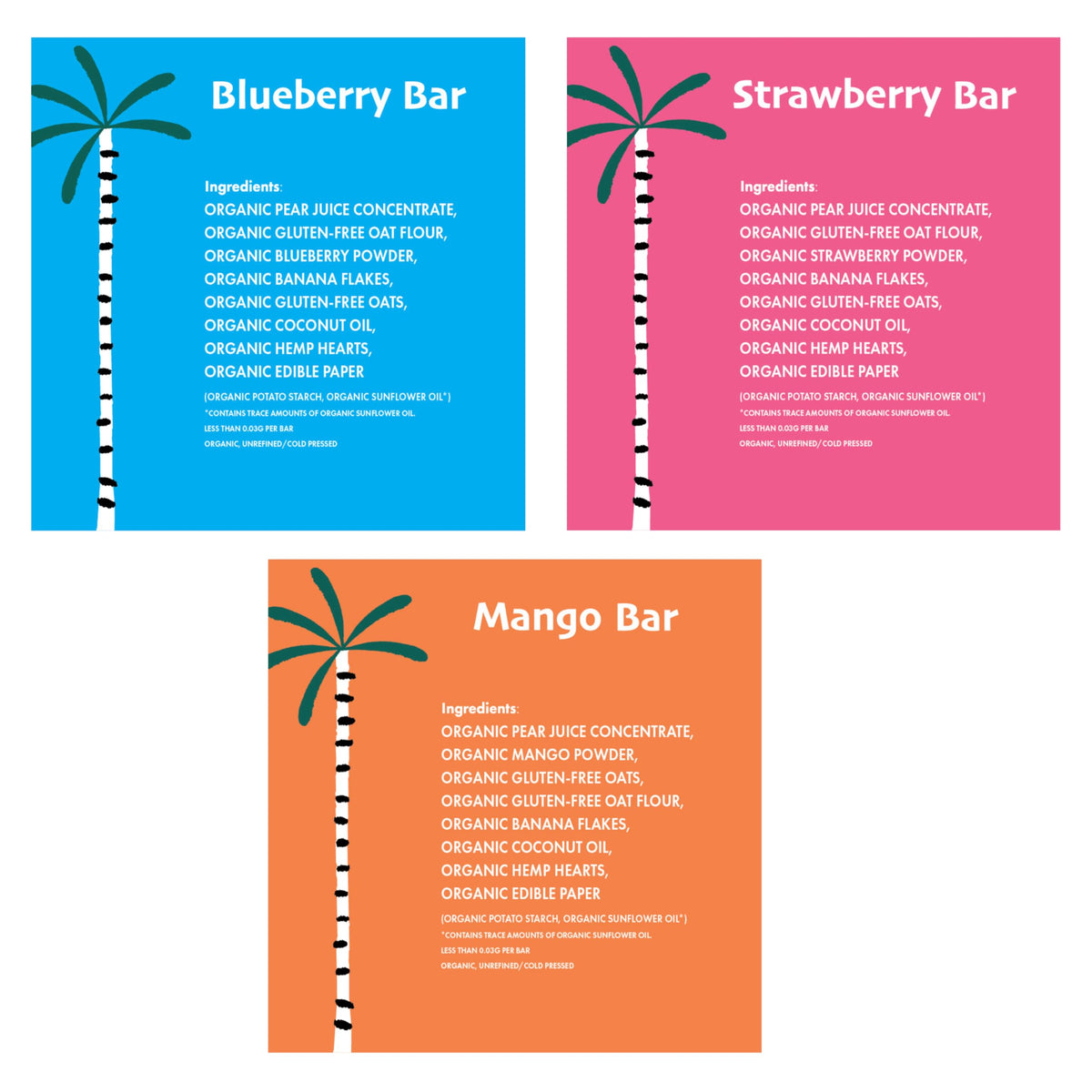 Dino Bars mango bar with bright color and fruity aroma