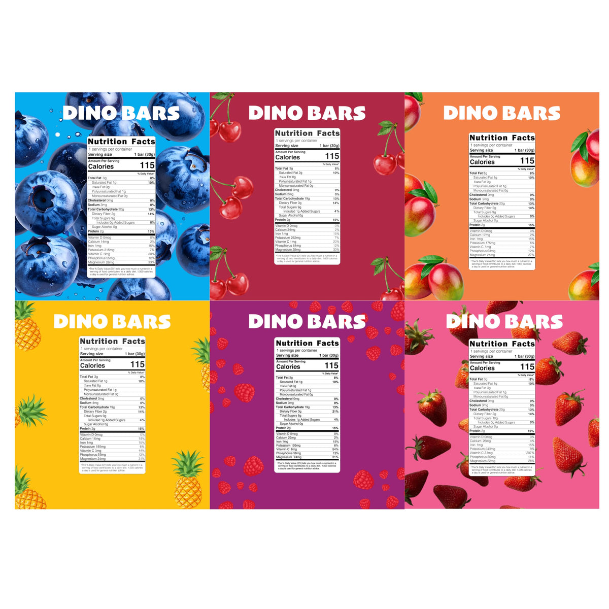 Dino Bars on-the-go snack pack showcases handy lunchbox option.