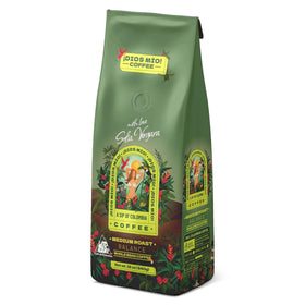 Dios Mio Coffee bag front with premium Colombian beans for a balanced brew.