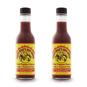 Dirty Dick's Original Hot Sauce 5oz bottle front view elevates meals.