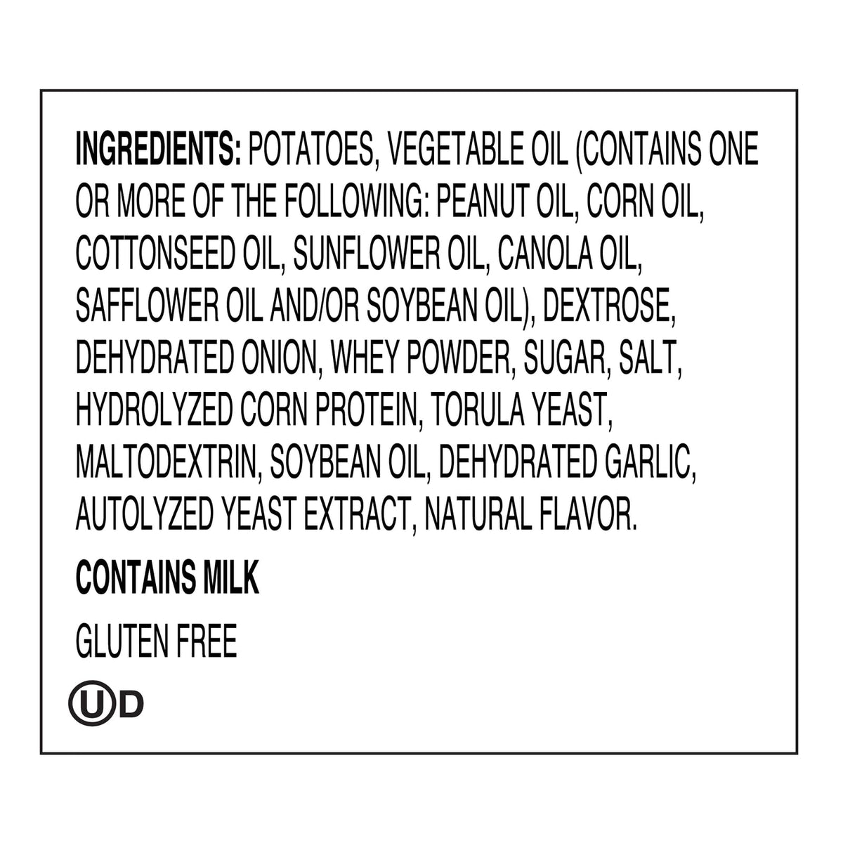Skins-on texture highlighted on Dirty Kettle Maui Onion chips.