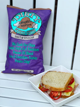Dirty Potato Chips Salt and Vinegar ingredients—simple bold flavor profile