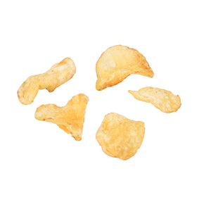 Dirty Potato Chips sea salt kosher icon signals quality.