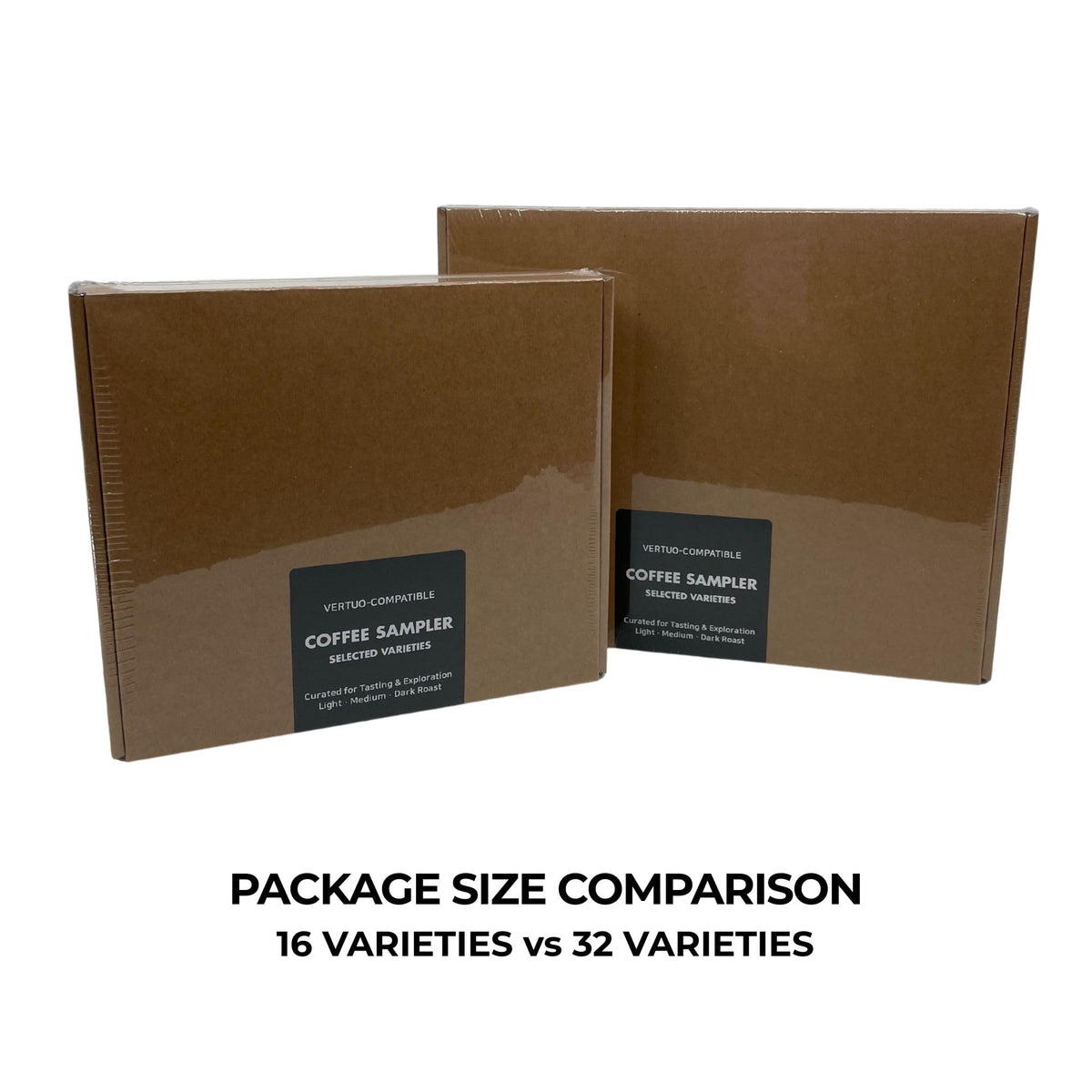 Generic Discovery Coffee Sampler gift-ready packaging for easy gifting occasions.