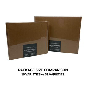 Generic Discovery Coffee Sampler gift-ready packaging for easy gifting occasions.