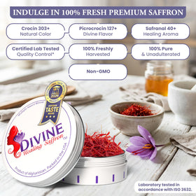 Divine Healing Saffron golden rice dish inspires vibrant color and flavor