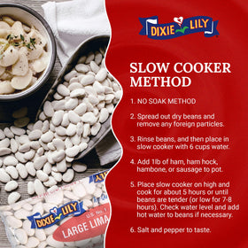 Dixie Lily beans simmer to create comforting soups and sides.