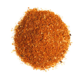 Dizzy Dust label emphasizes smoked Morita chiles and pink peppercorns.