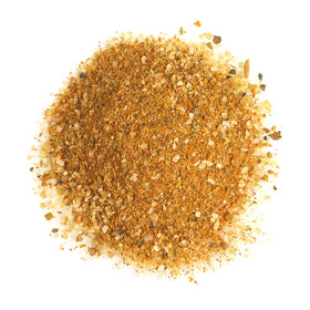 Dizzy Pig Raging River pork rub jar showcasing maple sugar and peppercorn flavor.
