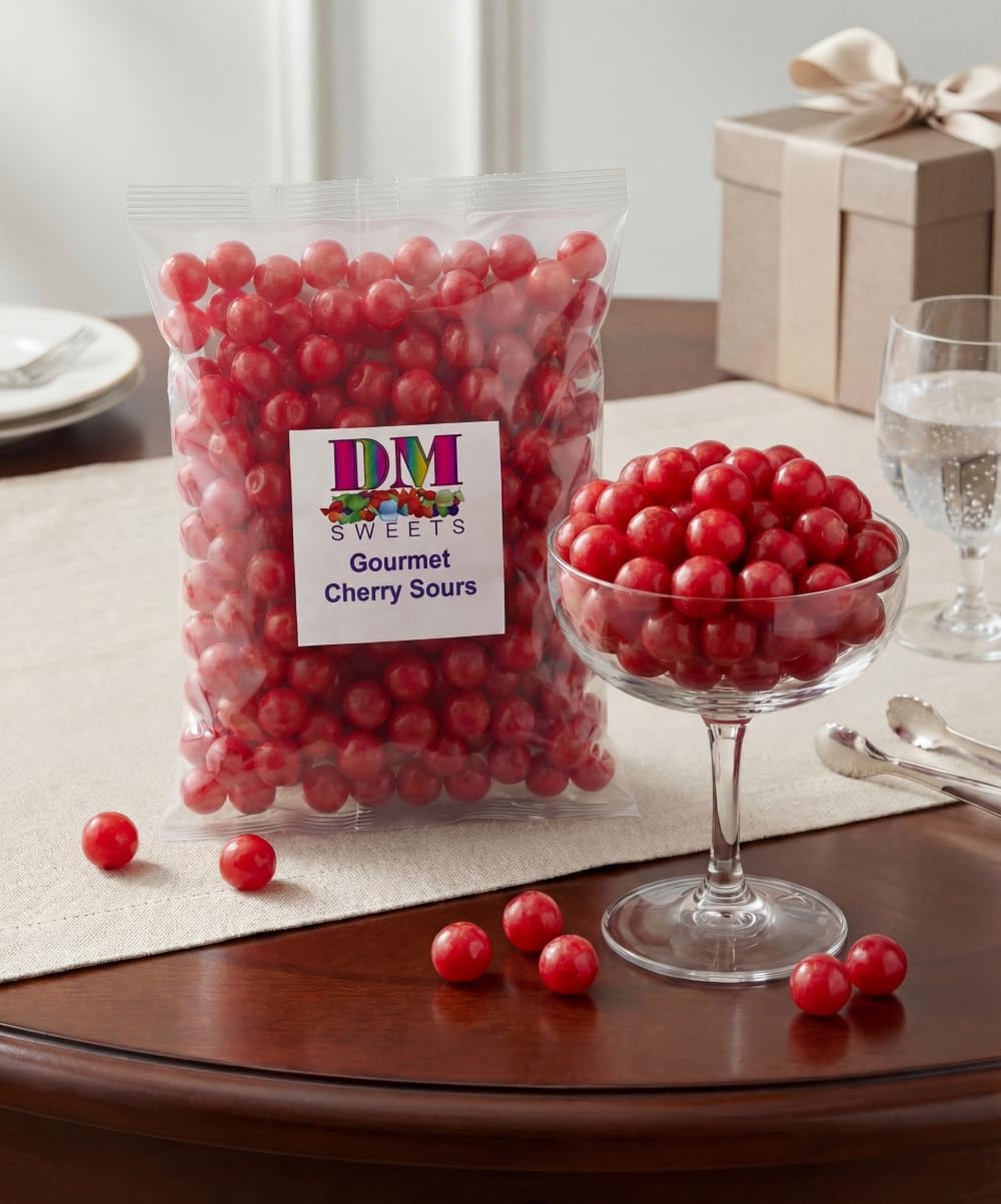 DM Sweets Cherry Sours Balls used for baking and decorating desserts