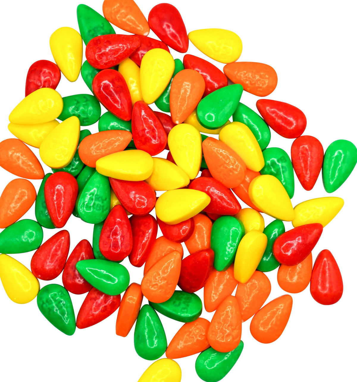 DM Sweets grape tear-drop candy with bold sour kick and fruity finish.