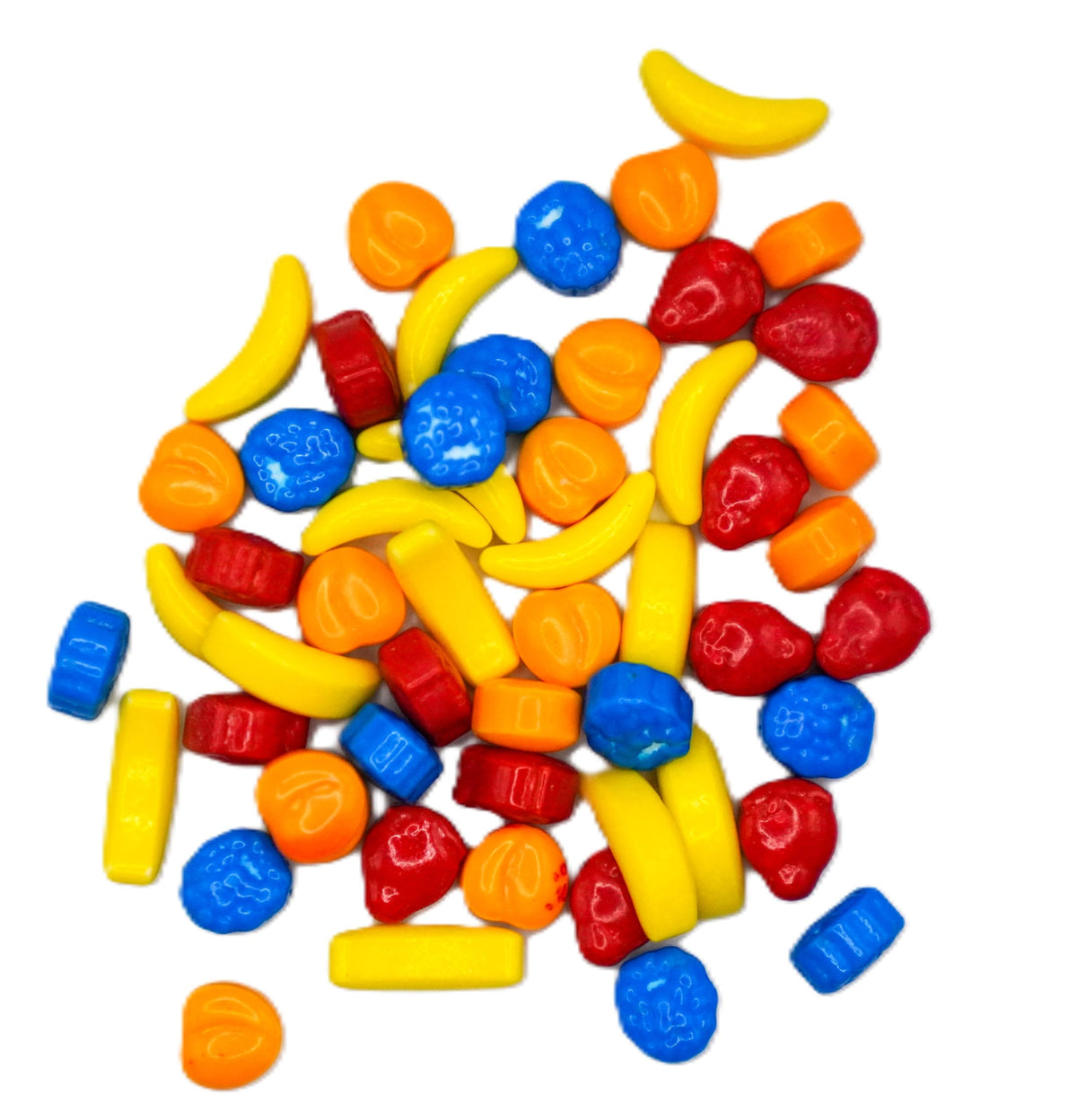 DM Sweets peach fruit-shaped candy, bright flavor bursts for celebrations