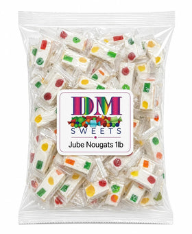 DM Sweets Jube Nougats chewy texture bites for sharing and snacking.