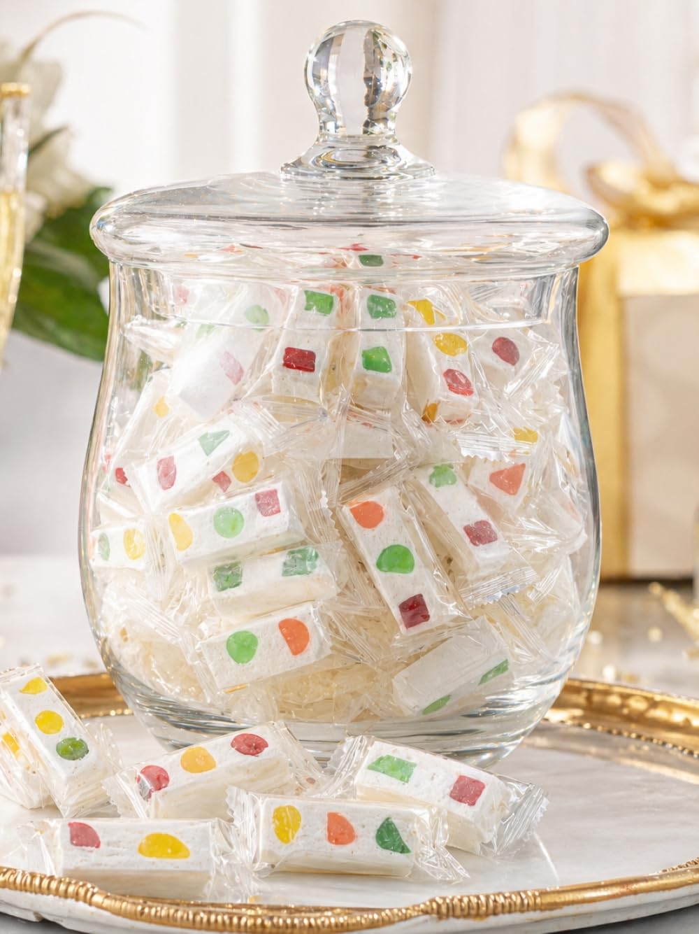 DM Sweets Jube Nougats individually wrapped for events.