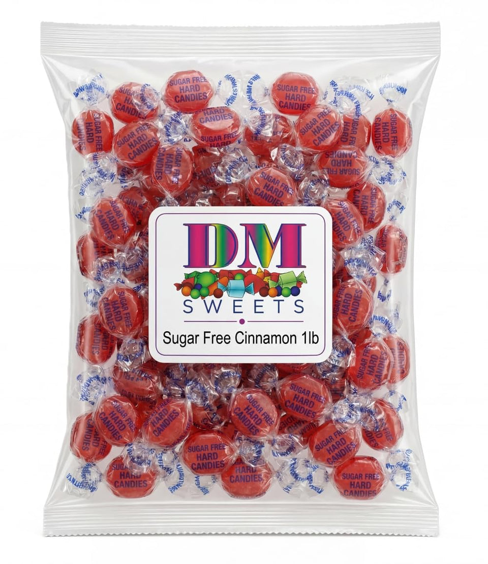 DM Sweets sugar free cinnamon hard candy bulk bag with bold flavor for gatherings
