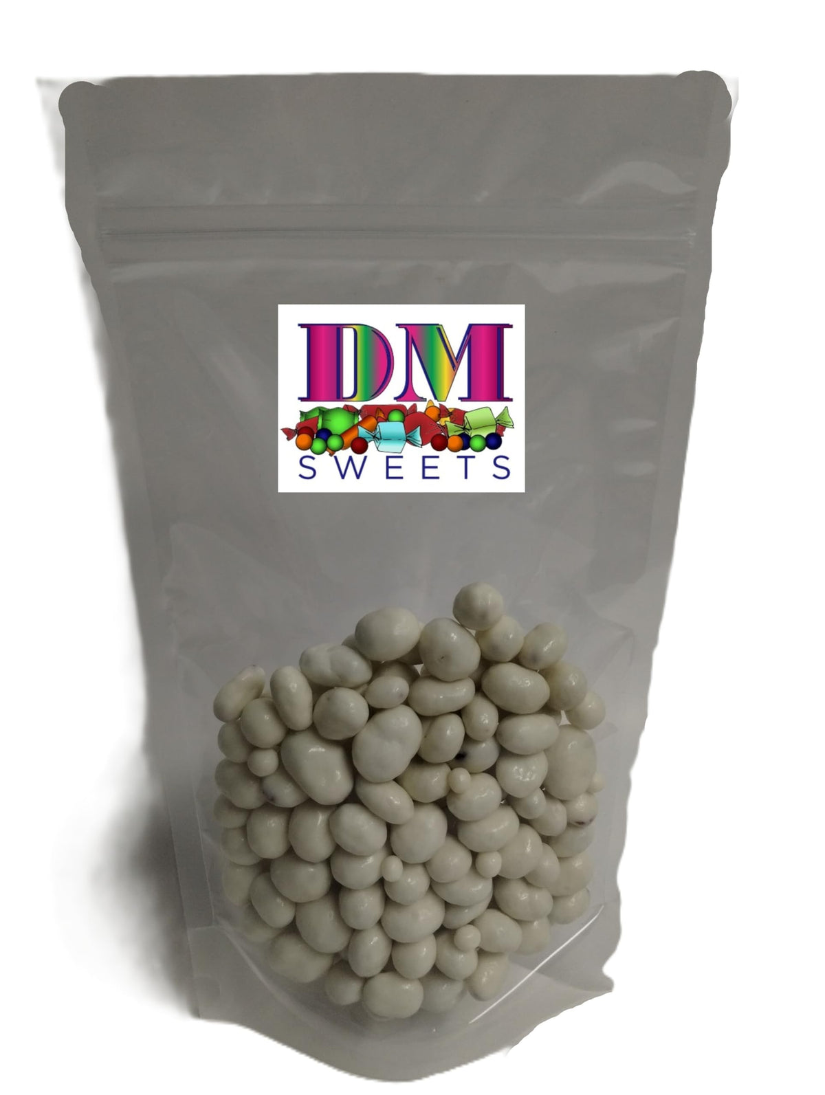 DM Sweets Yogurt Coated Cranberries in a hand, ready as a quick snack