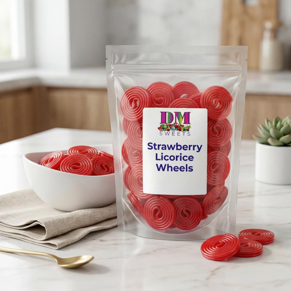 DM Sweets 2lb resealable bag showcased for freshness and sharing