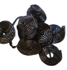 DM Sweets Black Licorice Wheels desk-side snack for quick cravings