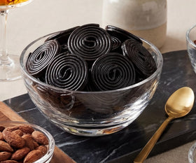 DM Sweets Black Licorice Wheels dessert-table accent with retro charm