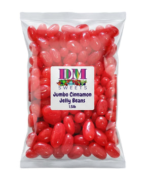 DM Sweets Cinnamon Jelly Beans bulk bag for sharing at events