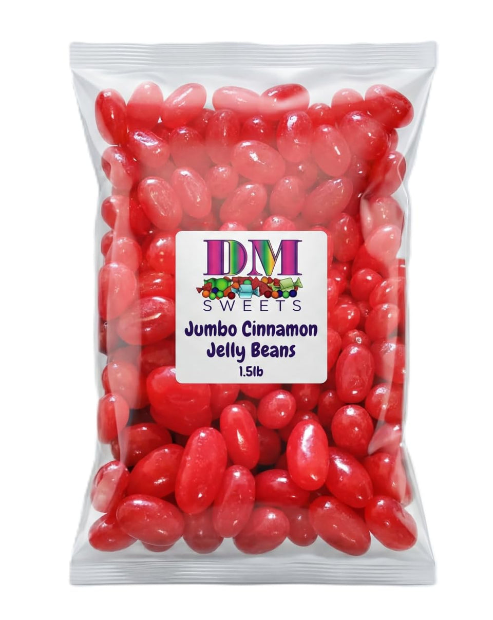 DM Sweets Cinnamon Jelly Beans bulk bag for sharing at events