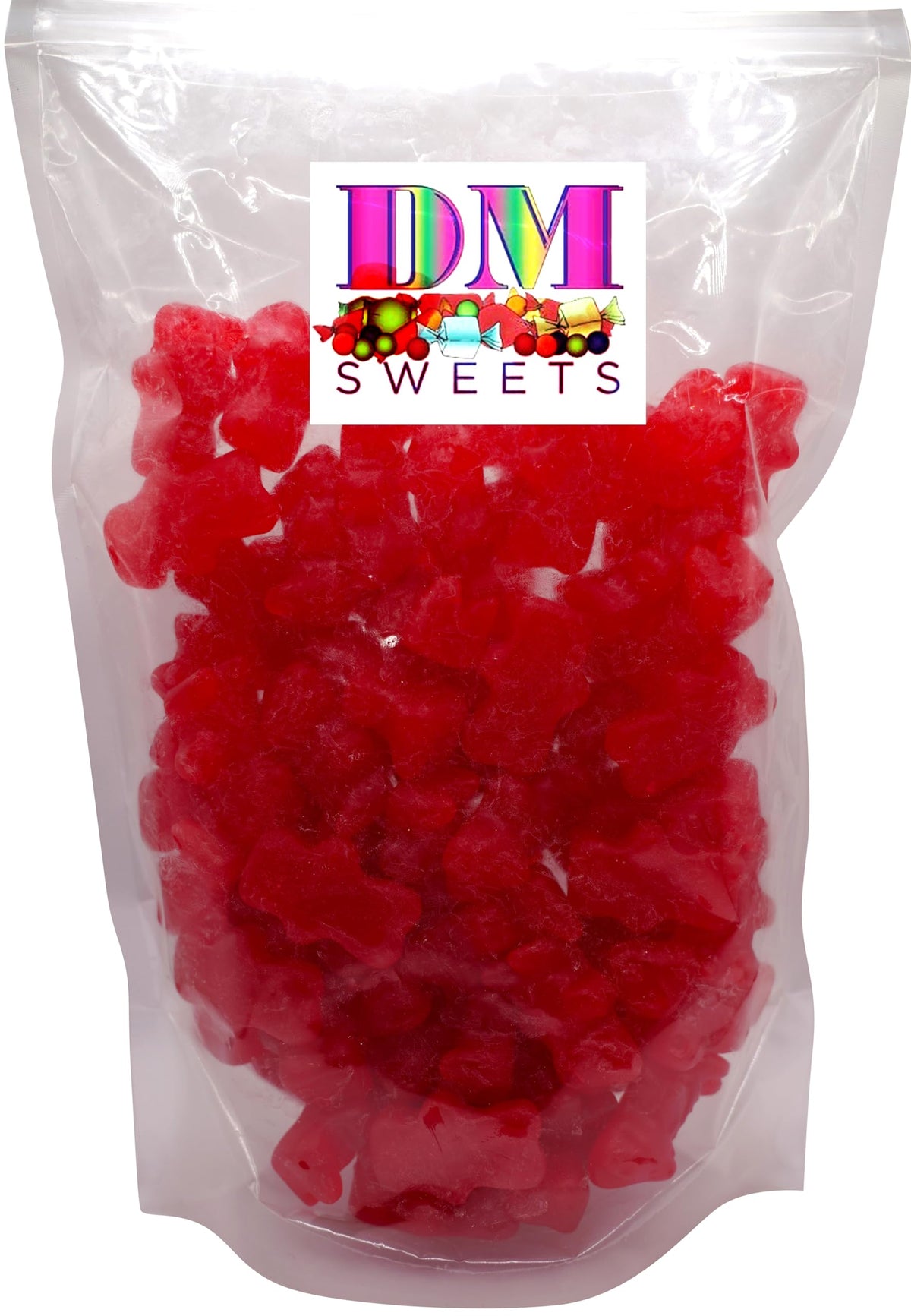 DM Sweets Cinnamon Juju Bears bag shown for bold snacking