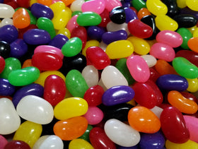 DM Sweets Easter baskets filled with rainbow jelly beans and fun.