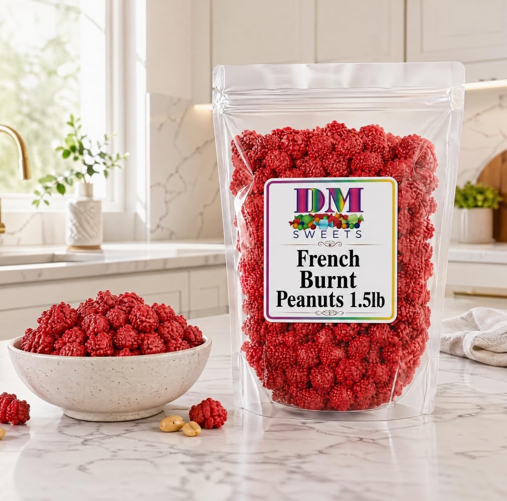 DM Sweets French Burnt Peanuts roasted peanut center with rich flavor