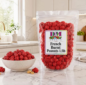 DM Sweets French Burnt Peanuts roasted peanut center with rich flavor