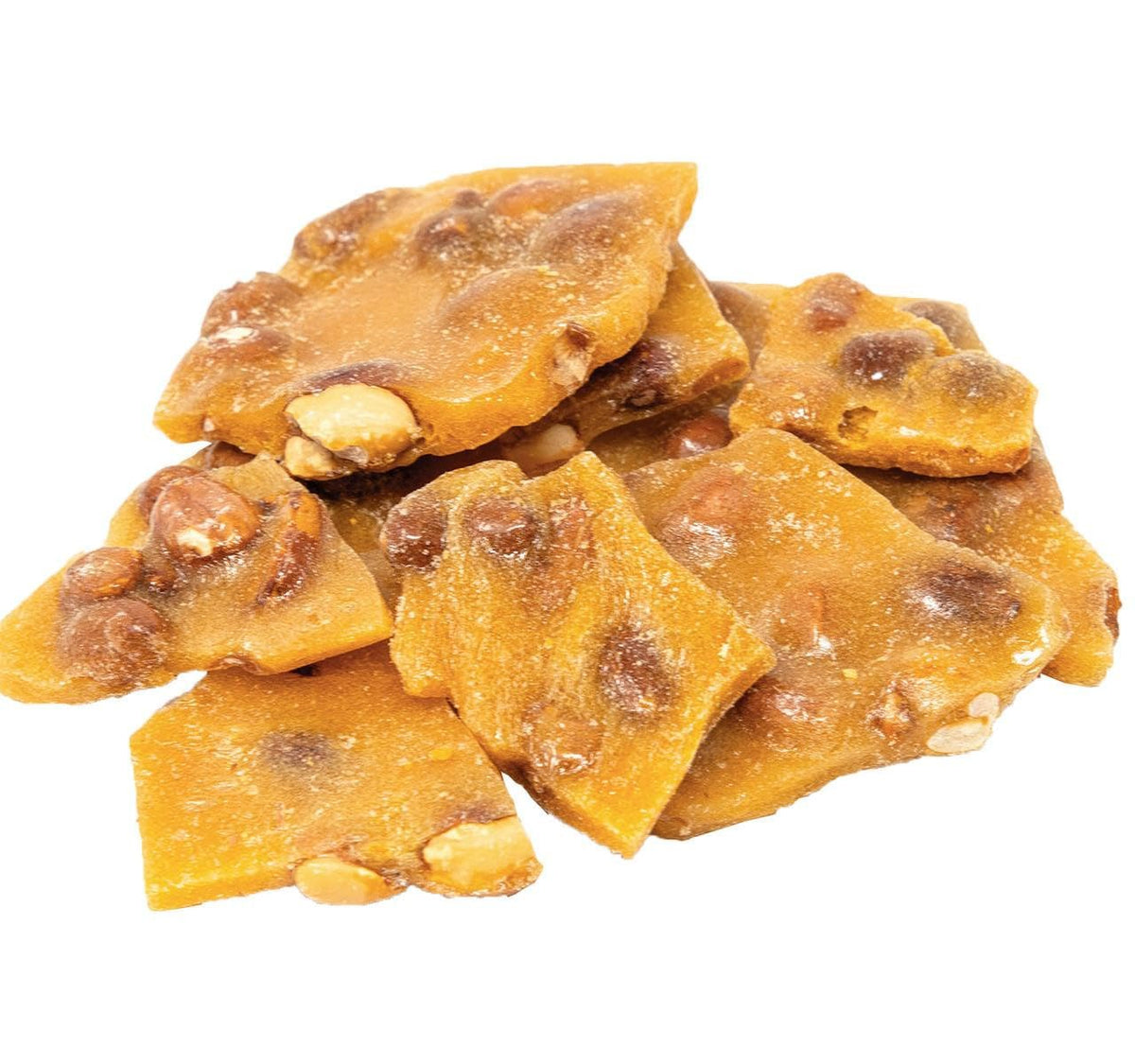 DM Sweets Peanut Brittle gift-ready display evokes warm, comforting flavors.