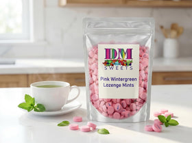 DM Sweets Pink Wintergreen Mints ideal for weddings and baby showers