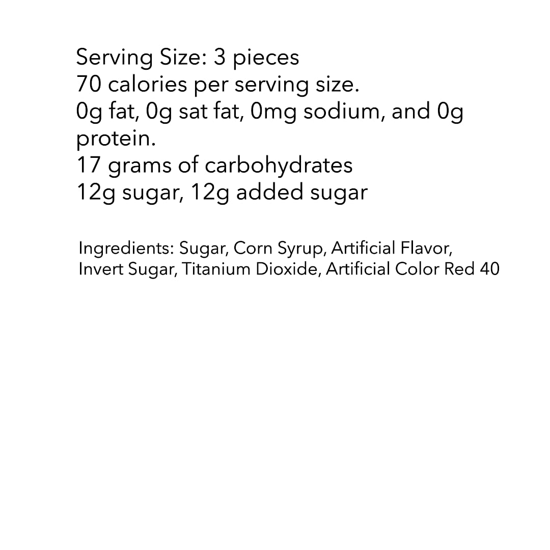 DM Sweets cinnamon discs being poured from a bag for concession stands.