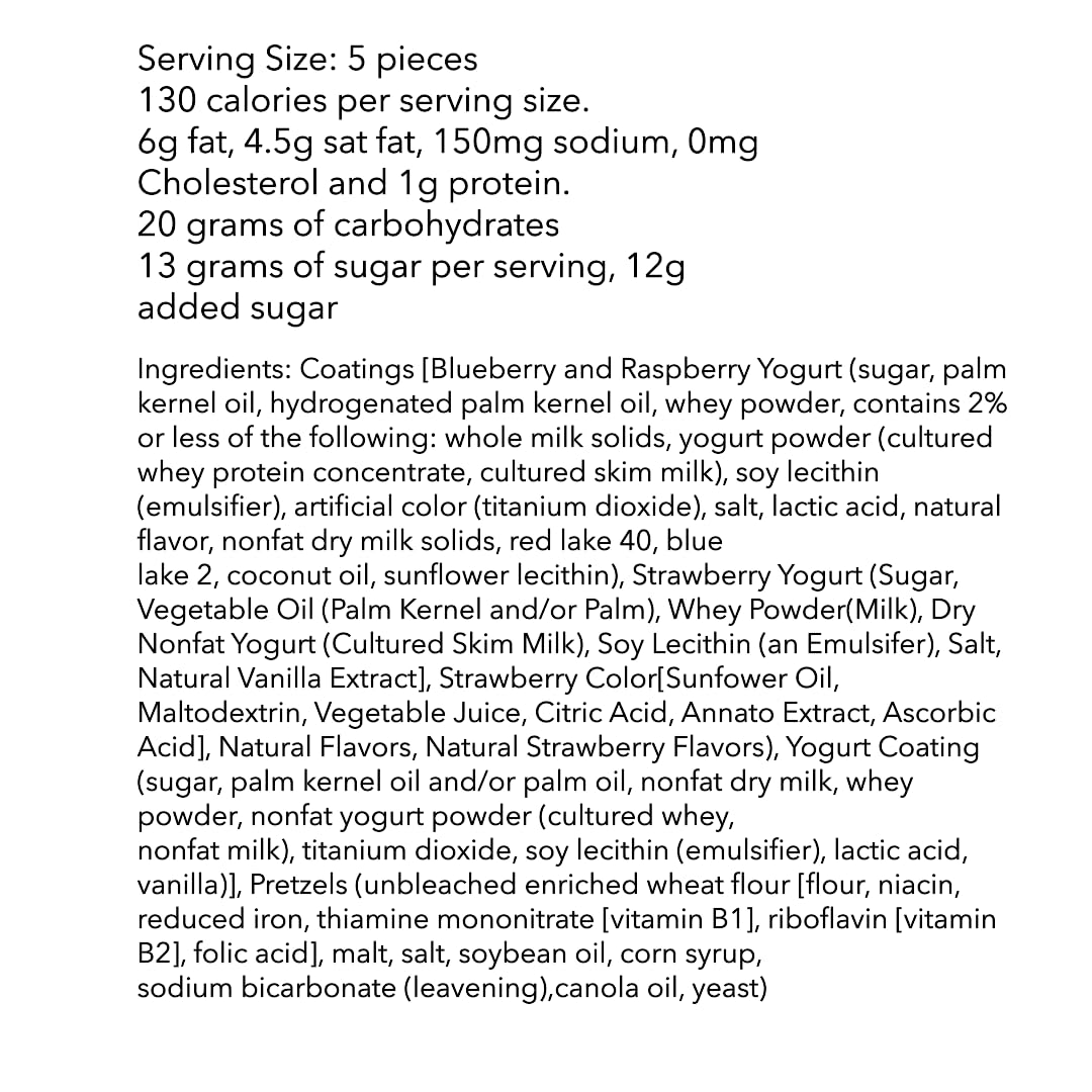 DM Sweets Yogurt Covered Pretzels resealable 1 lb bag keeps freshness at home and on the go